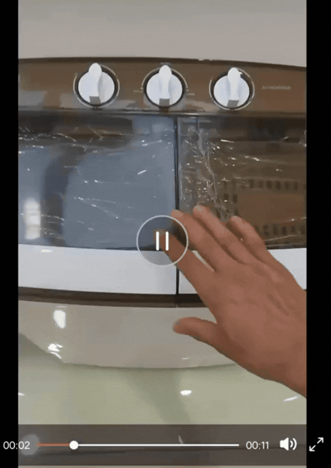 Machine à Laver Semi-Automatique Haute Performance GARANTIE 6 MOIS – Grande Capacité 7.5 KG